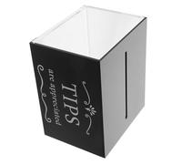 ABOOFAN Boîte à Suggestions avec Et Serrure Conteneur De Stockage Transparent pour Pourboires Et Dons De Rangement Sécurisée