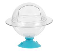 ABOOFAN Boîte de Bain pour Hamster Transparente en Plastique, Forme Planète | Surface Lisse et Bords Doux, Vue Claire, Usage pour Petits Animaux, Cage et Bain de Sable