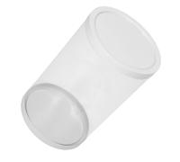 ABOOFAN Boîte de Rangement Cylindrique en Plastique Transparent avec Couvercle pour Bouteilles Cosmétiques Vides, Organisation à Domicile Salon de Beauté