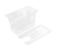 ABOOFAN Boîte de Rangement Transparente pour Cuisson Récipient Sous Vide Pratique Contenant Thermoplongeur Maintien Température et Évaporation Usage Multifonctionnel