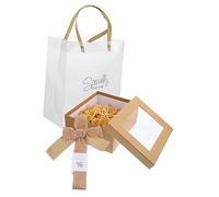 ABOOFAN Boîte mariage de mariée service épouser élégant Douane invité faire la fête fantaisie pour coffrets conteneurs de cotillons papier Café Couleur