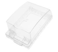ABOOFAN Boîtier Étanche pour Prise Électrique Extérieure Type Protection Abs Couverture Murale Résistante aux Éclaboussures Boîte de Protection Robuste pour Usage Intérieur et Extérieur
