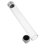 ABOOFAN Boîtier Plastique Transparent pour Pince à Épiler et Extensions Cils Étui de Rangement avec Capuchon Organisateur de Voyage pour Outils Beauté et Soin Peau