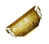 ABOOFAN Bol D'offrande au Temple en Laiton Doré Poignées Doubles, Décoration Créative et Fine pour Bureau ou Corne D'abondance Plusieurs styles