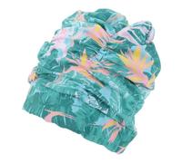 ABOOFAN Bonnet de Bain Femme Vert en Nylon Imperméable Design Élégant, Facile à Porter pour Natation en Piscine et Sports Nautiques
