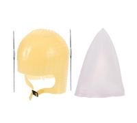 ABOOFAN Bonnet de Mise en Valeur en Silicone 2pcs avec Crochet et Aiguille, Kit de Mèches pour Cheveux Réutilisable, Application Propre et Usage Polyvalent à Domicile