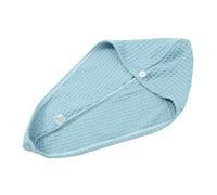 ABOOFAN Bonnet de Séchage pour Cheveux Serviette Turban Sèche Cheveux Rapide Bleu pour Bain Voyages Matériau Doux et Design Pratique et Élégant