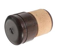 ABOOFAN Bouchon de Protection pour Saxophone Alto Médium en Ébène Noir, Accessoire Portable Léger et Stable, Prise Sécurisée pour Instrument à Vent, pour Entretien et Transport