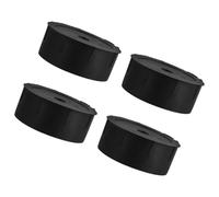 ABOOFAN Bouchons Noirs en Plastique pour Poteaux d'arbre à Chat, Lot de 4 Pièces, Robustes et Sûrs pour Animaux, Adaptés pour Remplacement et Assemblage Rapide