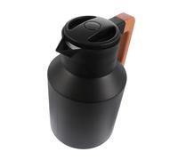 ABOOFAN Bouilloire avec Doublure Verre Résistance Corrosion Conservation Chaleur Longue Durée Portable pour Maison et Bureau Couleur Noire