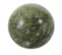 ABOOFAN Boule de Cristal de Jade Naturel Poli 4-5 Cm, Décoration Feng Shui pour Maison et Bureau, Ornement Sphérique en Pierre de Richesse et Abondance, Objet Décoratif en Jade Vert