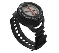 ABOOFAN Boussole De Plongée sous-Marine Compas à Voile Étanche Boussole Lensatique Qui Brille dans Le Noir pour La Course D'orientation TPU Black