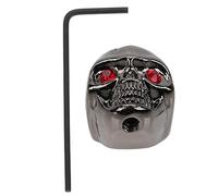 ABOOFAN Bouton De Contrôle De Volume Métal Design Crâne Pour Guitare Électrique Et Basse Compatible Avec Amplificateurs Et Potentiomètres