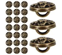 ABOOFAN Boutons Ronds Miniatures en Métal 7 MM 100 Pcs Couleur Bronze Ancien pour Vêtements de Poupée Loisirs Créatifs et Couture de Poupées Accessoires de Rechange Artisanaux