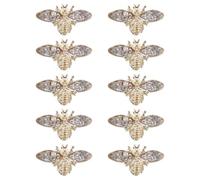 ABOOFAN Breloques Pour Ongles 3d Abeille Lot De 10 Décorations D'ongles En Alliage Solide Forme Créative 3d Couleur Vive Accessoires Nail Art Pour Manucure Professionnelle Et Personnelle e