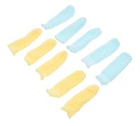ABOOFAN Brosse à Dents pour Chien Doigt Lot de 10 Pièces Brosse à Dent pour Animaux Grosse Taille Nettoyage Hygiène Bucco-dentaire Chien