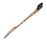 ABOOFAN Brosse à Sourcils Double Embout Léopard Compacte Peigne Multifonction Voyage Coiffure Maquillage Femmes Polyvalente
