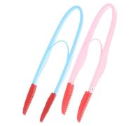 ABOOFAN Brosse de Toilettage Œil de Chat et Chien 2pcs pour Nettoyage des Poils et Élimination des Larmes en Silicone Abs Compact pour Chatons et Amis des Animaux