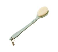 ABOOFAN Brosse Long Manche Verte Brosse Exfoliante Douce Corps Épurateur Corporel Portable Poils Souples Accessoire de Bain Nettoyage Profond du Dos