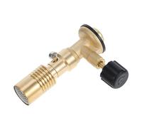 ABOOFAN Brûleur Bunsen Portable en Laiton Or, Plus Sûr Qu'un Brûleur Standard, Flux Continu de Gaz Inflammable, Mini Bec Bunsen Professionnel pour Laboratoire