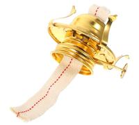 ABOOFAN Brûleur de Lampe à Pétrole en Fer Or Accessoire Sûr pour Mèche Adapté pour Lampe à Huile DIY