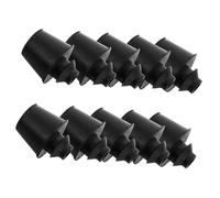 ABOOFAN Butées de Porte en Caoutchouc 10 Pcs, Amortisseurs Anti-Vibrations pour Coffre et Capot de Voiture, Protection Pare-Chocs Arrière, Accessoires Voiture Polyvalents, Usage