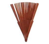 ABOOFAN Cadre d’éventail à Main Pliant : 23 cm/9,1 Pouces, 24 Baleines en Bois, Style Artisanal Traditionnel, pour Performances et Cadeaux Faits Main