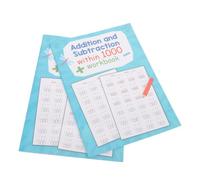 ABOOFAN Cahier D'exercices D'arithmétique pour Garçon et Filles, 2 Livres, Papier, Exercices D'addition Soustraction, Pratique Quotidienne, pour Garçon et Filles et Débutants