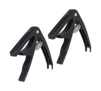 ABOOFAN Capodastres Pression Uniforme Lot de 2 pour Guitare Acoustique et Classique en Métal et Abs, Facile à Utiliser pour Musique Country et Folk