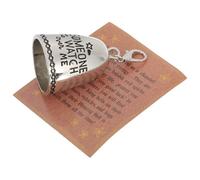 ABOOFAN Carte de Vœux 3d Cloche Bénédiction Amis, Alliage Métal