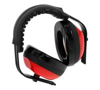 ABOOFAN Casque Antibruit Électronique Réglable Mousse Confortable, Protection Auditive Haute Du Bruit, Cache-oreilles Rouge Pour Étude, Travail Et Environnement Industriel