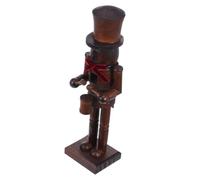 ABOOFAN Casse-Noisette de Noël en Bois, Soldat 10 Pouces, Décor Rustique