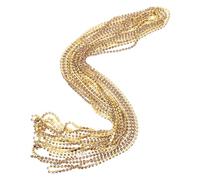 ABOOFAN Chaîne de Strass à Découper, Chaînette de Strass en Verre, Or, 10m, à Coudre, Connexion Facile, Fournitures en Gros, pour Projets Artistiques et Loisirs Créatifs
