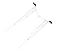 ABOOFAN Chaîne de Tête Vintage avec Pompon pour Femmes Accessoire Cheveux Élégant et Stable Design Délicat Argenté Bijou de Tête Chic pour Mariages et Occasions