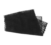 ABOOFAN Chemin de Table Halloween Toile Araignée Noire Dentelle Ajourée Décoration Intérieure pour Fête Automne