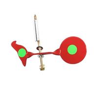 ABOOFAN Cible d'Entraînement au Tir Portable en Alliage Rouge Support Robuste pour Fixation sur Arbre Cible Pratique pour Amélioration de Précision Usage Extérieur