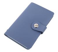 ABOOFAN Classeur de Budget Organisateur D'argenté en Pu Bleu avec Compartiments Multiples pour Gestion de Trésorerie et Classement des Billets, Accessoire Compact pour Bureau