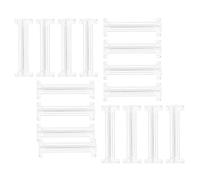 ABOOFAN Clips de Cantonnière Transparents pour Maison et Bureau pour Stores Verticaux Protection Anti-poussière 16pcs Installation Facile en Plastique, Accessoires Modernes