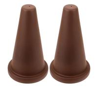 ABOOFAN Cône Ventilation Microporeuse pour Aquarium 2pcs en Argile Violette de Reproduction et Maintien Qualité de l'eau, pour Crevettes et Poissons-Anges
