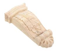 ABOOFAN Console Décorative en Bois Massif Style Européen Dimensions 6,3x13x2,5 Cm Console Sculptée Traditionnelle pour Décoration Intérieure