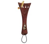 ABOOFAN Cordier de Réglage pour Violon 4/4 en Bois de Palissandre Rouge avec Système de Réglage Fin Œil-de-Poisson, Kit Complet avec Tendeurs Intégrés pour Précision et Stabilité des