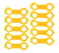 ABOOFAN Correcteur de Patte Oiseaux en PVC Confortable, Anneaux de Cuisse Poulet 10pcs Jambes Écartées chez Poussin et Oiseau de Volaille