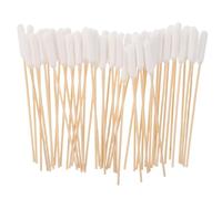 ABOOFAN Cotons-tiges avec Tige en Bois 100 en Coton Absorbant pour Oreilles de Chiens Tête Large pour Nettoyage et Prévention des Infections Auriculaires, Soins Quotidiens