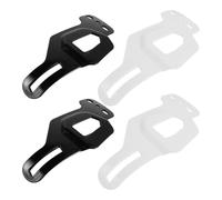 ABOOFAN Coussinets D’Oreilles Amovibles pour Casque de Hockey sur Glace Lot 2 Paires Blanc et Noir Protection Double Couche Légère et Compatible Chauffe-Oreilles pour Patinage en Plein