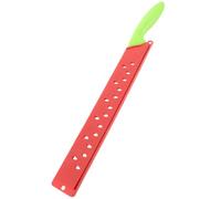 ABOOFAN Couteau pour Couper Pastèque en Acier Inoxydable et Pp, Outil Cuisine Sûr et Facile à Ranger, pour Découper Fruits et Pâtisserie