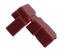 ABOOFAN Couvercle de Protection pour Borne Positive de Batterie Rouge en Plastique avec Isolation et Joint Étanche pour Usage Automobile