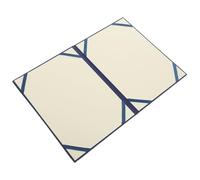 ABOOFAN Couverture de Certificat en Papier Bleu A4 Double Face 8 Coins Protège-Diplôme Format 15×21 CM Dossier de Présentation Décoratif pour Récompenses et Certificats Scolaires Usage