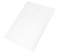 ABOOFAN Couverture de Classeur A5 en Acrylique Transparent, Protège-reliure Rigide pour Agenda Scolaire, Pochette de Reliure Simple Feuille, Protection Solide pour Journal de Voyage
