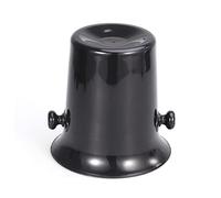 ABOOFAN Crachoir à Vin Noir Rond Double Anse 3,5 l En Plastique Pp Seau à Glace Polyvalent Pour Dégustation Vin Caves Et Restaurants