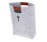 ABOOFAN de Rangement biblique Bourse biblique Sacs fourre-Tout pour Femmes à Main biblique en Feutre Religieux biblique Bible Feutre Accessoires bibliques Femmes Light Grey